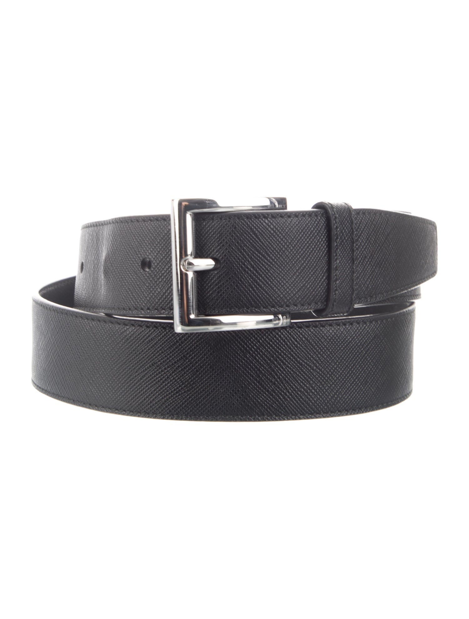 Prada Saffiano Cuir Leather Belt